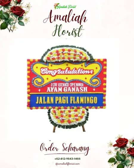 Sewa Papan Bunga Mutiara
