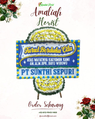 Papan Bunga Duka di Mutiara