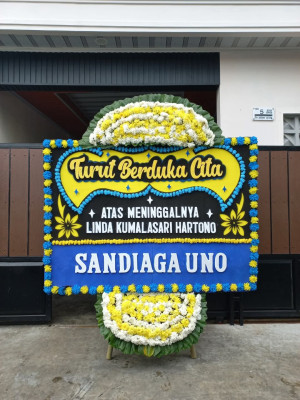 Papan Bunga Duka di Mutiara